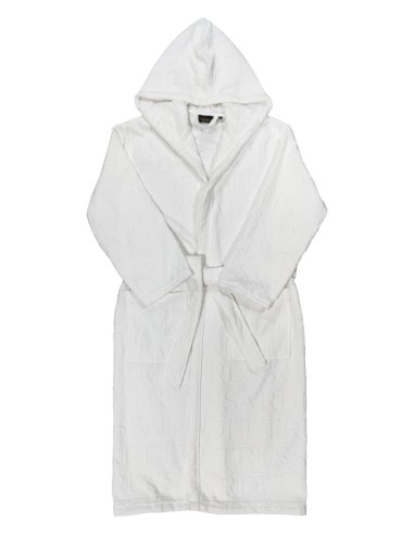 TRUSSARDI ACCAPPATOIO CON CAPPUCCIO - OVERLOGO