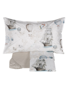 FAZZINI COMPLETO LENZUOLA COPRILETTO 1 PIAZZA IN PERCALLE...