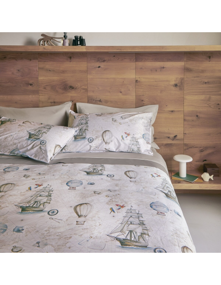 FAZZINI COMPLETO LENZUOLA COPRILETTO 1 PIAZZA IN PERCALLE - MAGELLANO