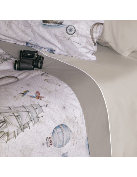 FAZZINI COMPLETO LENZUOLA COPRILETTO 1 PIAZZA IN PERCALLE - MAGELLANO