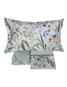 FAZZINI COMPLETO LENZUOLA 2 PIAZZE IN RASO 100% COTONE -...