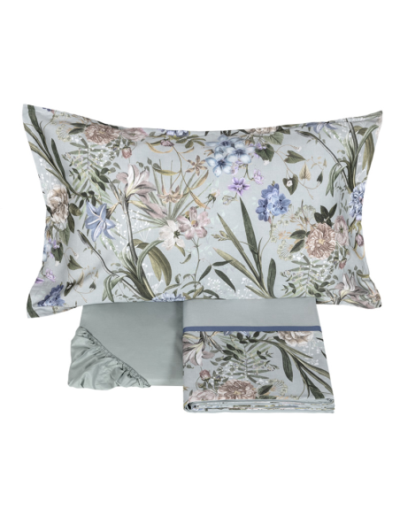 FAZZINI COMPLETO LENZUOLA 2 PIAZZE IN RASO 100% COTONE - VANITAS