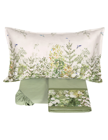 FAZZINI COMPLETO LENZUOLA 2 PIAZZE IN RASO 100%...