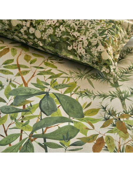 FAZZINI COMPLETO LENZUOLA 2 PIAZZE IN RASO 100% COTONE - NARA