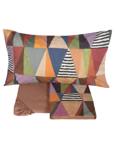 FAZZINI COMPLETO LENZUOLA-COPRILETTO 2 PIAZZE IN PERCALLE...