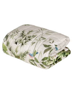 FAZZINI TRAPUNTINA 2 PIAZZE 270 X 270 CM IN RASO - NARA