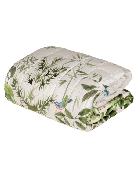 FAZZINI TRAPUNTINA 2 PIAZZE 270 X 270 CM IN RASO - NARA