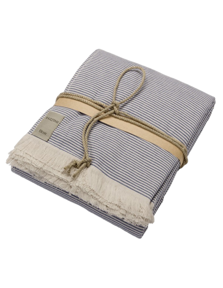 FAZZINI TELO SPA 100 X 180 CM IN SPUGNA 100% COTONE - STRIPES