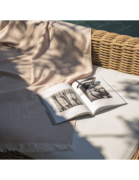 FAZZINI TELO SPA 100 X 180 CM IN SPUGNA 100% COTONE - STRIPES