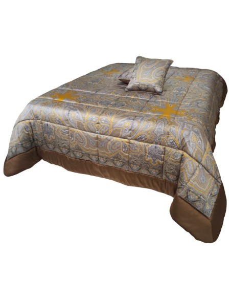 ETRO TRAPUNTA MATRIMONIALE 270 X 270 CM CON 2 CUSCINI ARREDO IN RASO