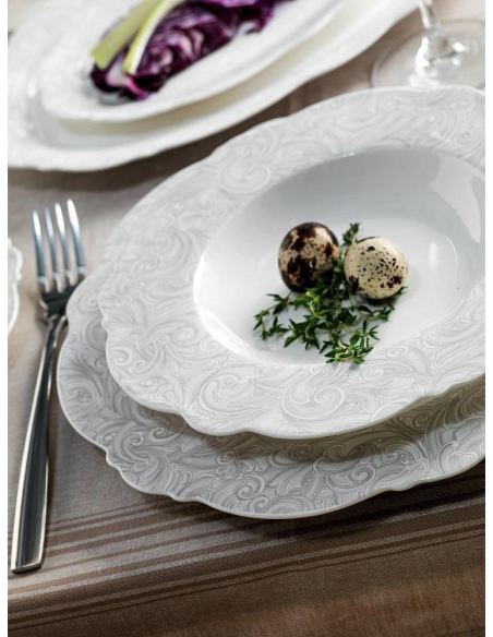 ANDREA FONTEBASSO PIATTO PIANO Ø28CM - GINEVRA CAMELOT