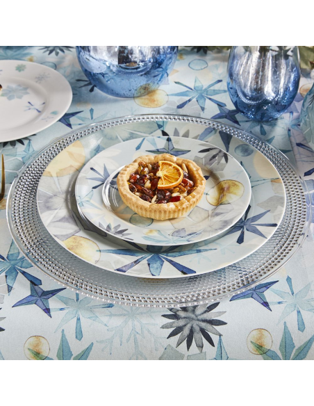 ANDREA FONTEBASSO SERVIZIO PIATTI 18 PEZZI - ATOLLO CRISTALLI