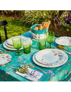 ANDREA FONTEBASSO SERVIZIO PIATTI 18 PEZZI - ATOLLO FLORA 2