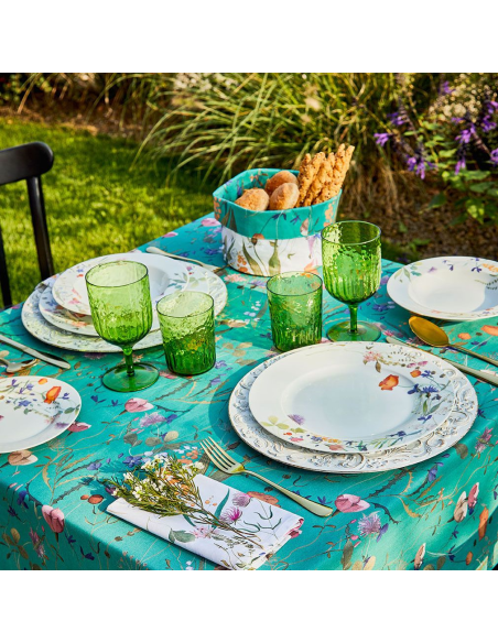 ANDREA FONTEBASSO SERVIZIO PIATTI 18 PEZZI - ATOLLO FLORA