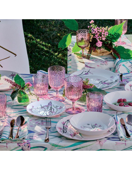 ANDREA FONTEBASSO SERVIZIO PIATTI 18 PEZZI - MOON BUTTERFLY BALL