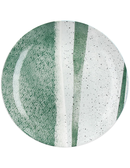 ANDREA FONTEBASSO SERVIZIO PIATTI 18 PEZZI IN PORCELLANA - MOON MALACHITE