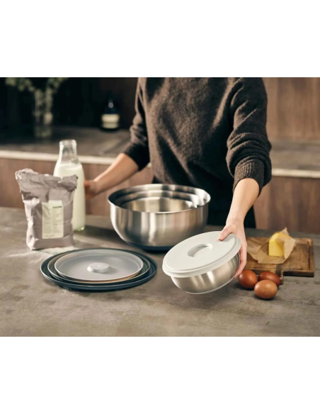 JOSEPH JOSEPH SET 4 CIOTOLE CON COPERCHIO IN ACCIAIO INOX - NEST 100