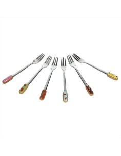 ANDREA FONTEBASSO SET 6 FORCHETTINE DOLCE 14.5 CM -...