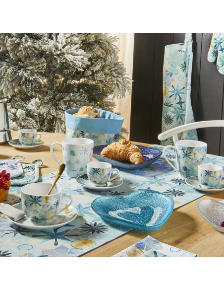 ANDREA FONTEBASSO SET 6 TAZZE CAFFÈ 10 CL - ATOLLO CRISTALLI