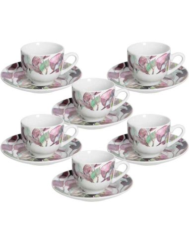 ANDREA FONTEBASSO SET 6 TAZZE CAFFÈ 10 CL -...