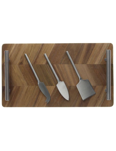 ANDREA FONTEBASSO TAGLIERE CON MANICI 35,5X20X1,5 CM E ACCESSORI - STARBAMBOO