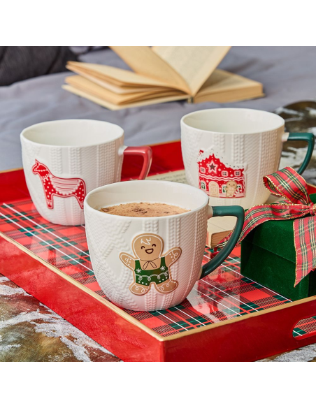 ANDREA FONTEBASSO TAZZA COLAZIONE NATALIZIA 520 ML - MILK&COFFEE