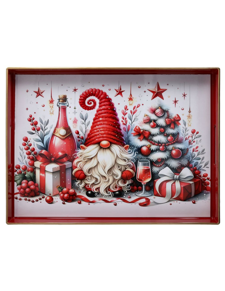 ANDREA FONTEBASSO VASSOIO NATALIZIO 48 X 35 CM - PARTY TIME