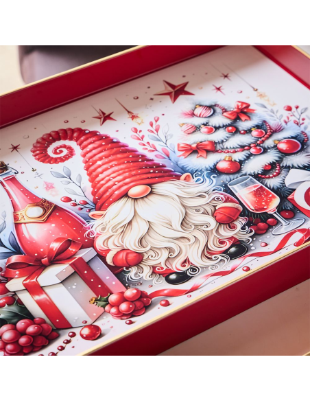 ANDREA FONTEBASSO VASSOIO NATALIZIO 48 X 35 CM - PARTY TIME