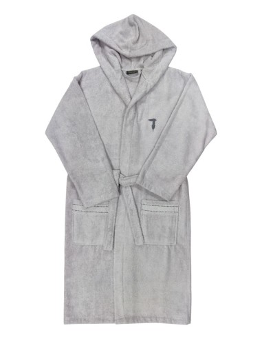 TRUSSARDI ACCAPPATOIO CON CAPPUCCIO - RIBBON