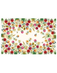 TAG HOUSE TOVAGLIA IN PANAMA DI CONTONE STAMPATO - PITTORICO 2