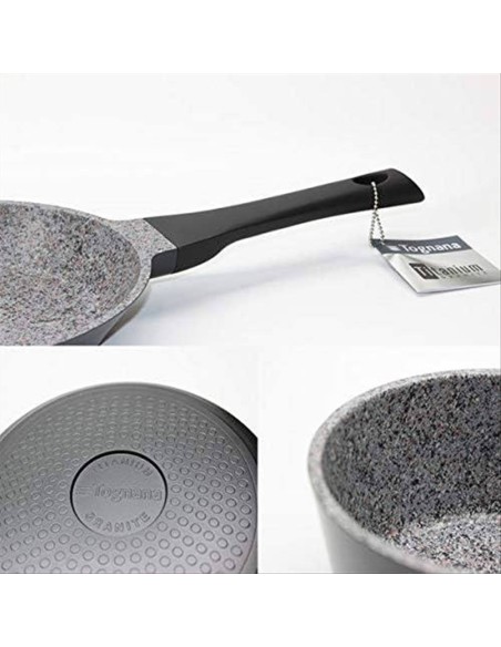 TOGNANA PADELLA ANTIADERENTE 1 MANICO - TITANIUM GRANITE