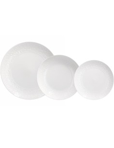 TOGNANA SERVIZIO PIATTI 18 PEZZI IN PORCELLANA - JASMIN