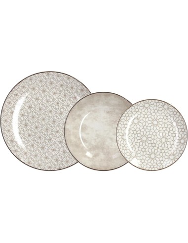 TOGNANA SERVIZIO PIATTI 18 PEZZI IN PORCELLANA...