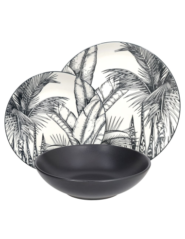 TOGNANA SERVIZIO PIATTI 18 PEZZI IN PORCELLANA...