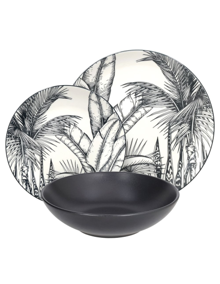 TOGNANA SERVIZIO PIATTI 18 PEZZI IN PORCELLANA - MADISON MALINDI