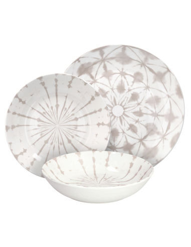 TOGNANA SERVIZIO PIATTI 18 PEZZI IN PORCELLANA...