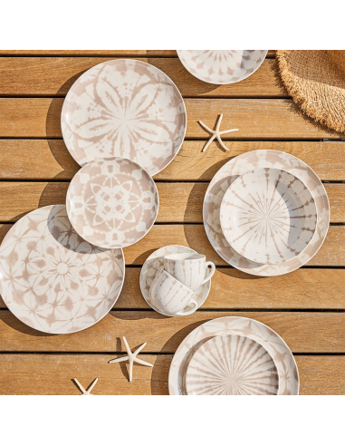 TOGNANA SERVIZIO PIATTI 18 PEZZI IN PORCELLANA...