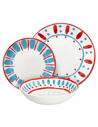 TOGNANA SERVIZIO PIATTI 18 PEZZI IN PORCELLANA...