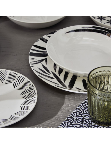 TOGNANA SERVIZIO PIATTI 18 PEZZI IN PORCELLANA...