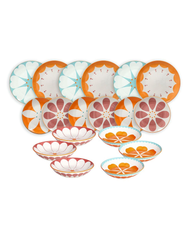 ANDREA FONTEBASSO SERVIZIO PIATTI 18 PEZZI -...