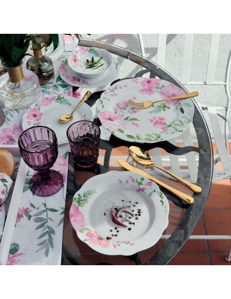 TOGNANA SET 3 COPPETTE 14X4 CM IN PORCELLANA - WILD ROSE