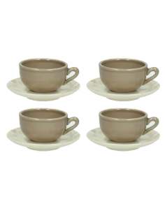 TOGNANA SET 4 TAZZA CAFFÈ CON PIATTINO - ALGARVE