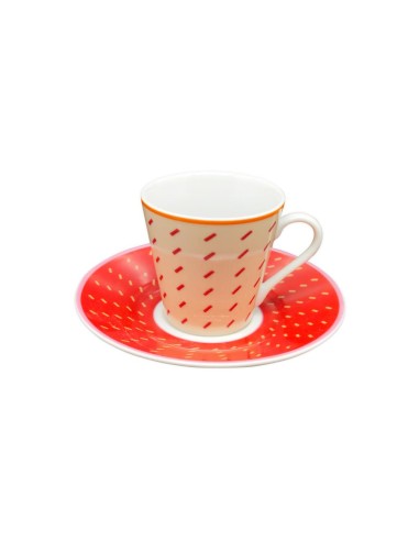 TOGNANA SET 4 TAZZE CAFFE 10 CL IN PORCELLANA -...