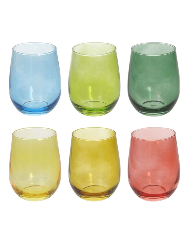 TOGNANA SET 6 BICCHIERI ACQUA 400 ML IN VETRO -...