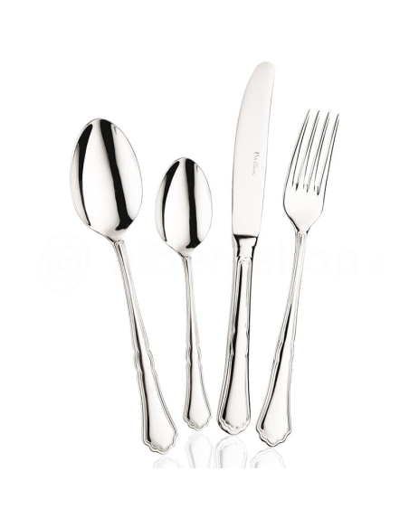 PINTINOX SERVIZIO POSATE 36 PEZZI IN ACCIAIO INOX - SETTECENTO
