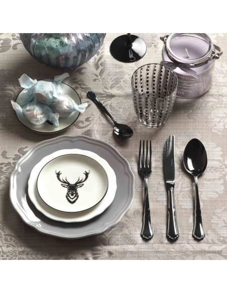 PINTINOX SERVIZIO POSATE 36 PEZZI IN ACCIAIO INOX - SETTECENTO