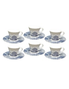 TOGNANA SET 6 TAZZE CAFFÈ 10 CL IN PORCELLANA - ARENA...
