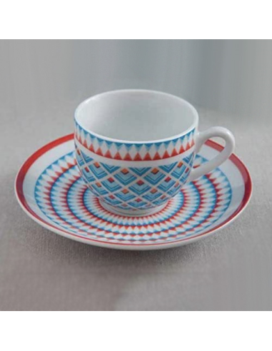 TOGNANA SET 6 TAZZE CAFFÈ 10 CL IN PORCELLANA -...