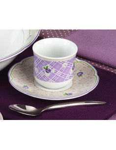 TOGNANA SET 6 TAZZE CAFFÈ 10 CL IN PORCELLANA - POEMA DAFNE 2