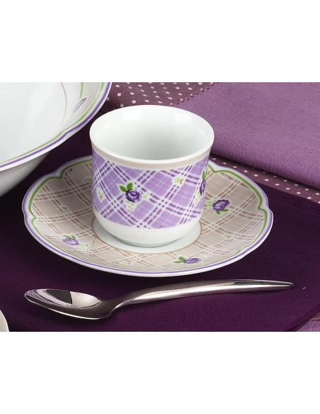 TOGNANA SET 6 TAZZE CAFFÈ 10 CL IN PORCELLANA - POEMA DAFNE